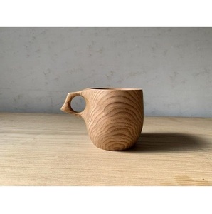 Handmade Wooden Mug Natural Solid Wood Coffee <b>Cup</b> Rustic Finish Eco Friendly Drinking Mug <b>for</b> Home Kitchen - Product Image 3