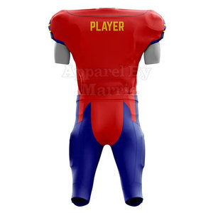 Uniforme américain léger et durable, fabriqué en polyester et en tissu mesh, adapté aux matchs de compétition - Product Image 2