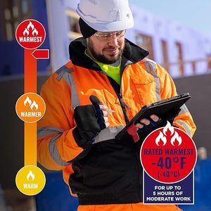 Chaleco de Seguridad Reflectante Impermeable ANSI Clase 3 EN ISO 20471 Clase 2 en Mezcla de Algodón - Product Image 3