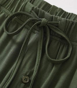 Men's Summer Casual 2-Piece <b>Set</b> Gray Green Color Blocking T-Shirt Shorts Crew Neck <b>Knitted</b> Breathable Cotton Athletic Wear - Product Image 5