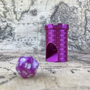 Torre de Dados Personalizable Impresa en 3D, Múltiples Colores Disponibles, Rodador de Dados para Juegos de Rol de Mesa, Torre de Dados para DND - Product Image 2