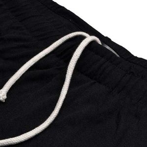 Midweight Plain Dyed 100% Cotton Casual Straight Canvas Breathable Quick Dry <b>Drawstring</b> Closure Men's <b>Trousers</b> - Product Image 5