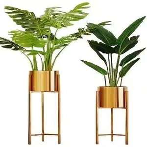 Juego de 2 jarrones decorativos modernos para sala de estar y mesa de entrada al mejor precio - Product Image 3