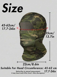 High Quality OEM Custom Logo Woodland Style Camo Mesh Balaclava Breathable Helmet Liner Full Face Mask Manufacturer - Product Image 4