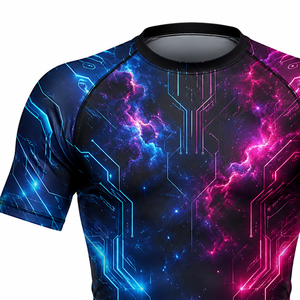T-shirt de compression respirant anti-UV pour femme, manches courtes, haut de sport athlétique, séchage rapide, Spandex/Nylon, entraînement en salle de sport, fitness - Product Image 4