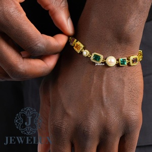 Premium Luxury Modern Elegant Diamond Tennis <b>Bracelet</b> for Women with Brilliant Sparkle Stones at Export Price - Product Image 2