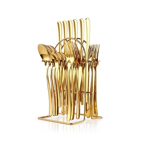 Ensemble de couverts élégants et écologiques en acier inoxydable pour cérémonies et repas décontractés – Vente en gros - Product Image 1