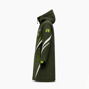 Vestes longues en textile imperméables pour l'hiver, vêtements décontractés, prix raisonnable, vestes longues en textile avec impression de logo personnalisé - Product Image 3