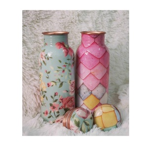 Botella de agua de cobre confiable, diseñada para mantener el agua fresca, promueve una vida saludable en casa, oficina, gimnasio, viajes y actividades al aire libre. - Product Image 3