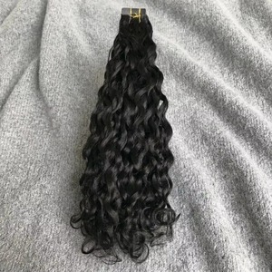 Extensiones de cabello con clip sin costuras más vendidas, cabello humano suave, liso y de aspecto natural, disponibles para la venta. - Product Image 3