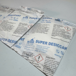 Super Secco 25g 40 pièces par kg 10kg par carton Taux d'absorption de 400% Poudre de chlorure de calcium déshydratant contrôle de l'humidité - Product Image 1