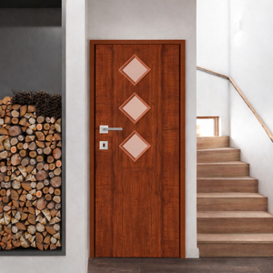 Puerta de Diseño de PVC Premium, Impermeable, Resistente a las Termitas y al Fuego, Moderna, para Interiores de Hogar y Oficina - Product Image 1