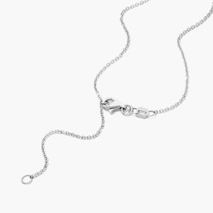 Collar de Diamantes Cultivados en Laboratorio Cosmos, Oro Blanco de 14K, Certificado IGI, Diseño Celestial de Lujo, Joyería Fina Elegante para Regalo de Boda - Product Image 4