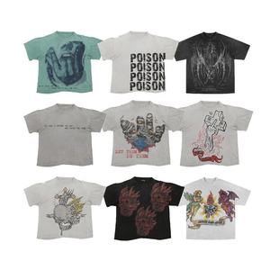 Camisetas Sublimadas de 320 Gsm con Lavado Ácido, Logotipo Personalizado, Diseño Gráfico, Hombros Caídos, Estilo Desgastado, Camisetas Extra Grandes - Product Image 6