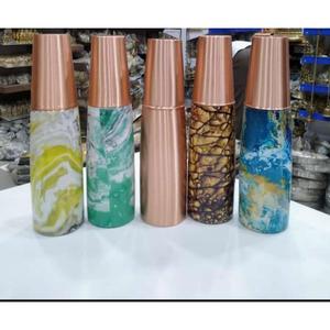 Botella de Cobre 100% Real, Botella de Agua de Cobre Puro con Diseño Personalizado, Recubrimiento de Esmalte, OEM, ODM, Personalizada - Product Image 5
