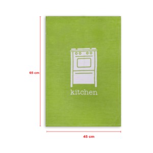 Serviettes de cuisine en coton 100% luxe, imprimées, séchage rapide, couleur vert lin, en provenance d'Inde, au prix le plus bas - Product Image 5