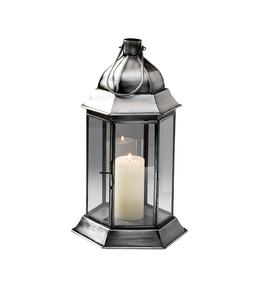 Lanterne en métal avec lunettes colorées, idéale pour décoration d'intérieur et d'extérieur ou de mariage, nouvelle collection, offre spéciale - Product Image 1