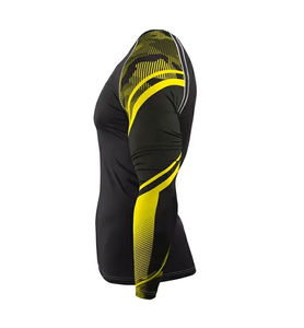 Rashguard unisexe à manches longues 100% polyester UPF50+ respirant et compressif pour MMA BJJ 220g Fabricant OEM - Product Image 4