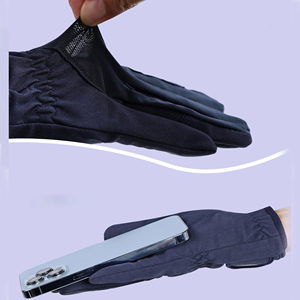 Gants d'équitation professionnels d'été à prix réduit, nouveau design, en cuir, imperméables, antidérapants, à doigts complets, avec fermeture auto-agrippante - Product Image 3