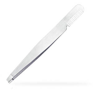 Pinzas Profesionales de Acero Inoxidable con Recubrimiento de Color Personalizado, de Alta Gama, para Depilación de Cejas, Ecológicas - Product Image 1