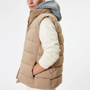 Gilet matelassé sans manches pour homme, nouvelle collection, haute qualité, coupe-vent, imperméable, respirant, chaud pour l'hiver, vente en gros, fournisseur OEM, best-seller - Product Image 5
