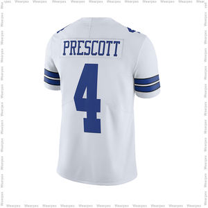 Maillots de football américain personnalisés en gros, 100% polyester, respirants, séchage rapide, noms d'équipe personnalisés - Product Image 3