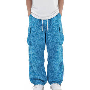 Pantalon cargo pour homme, idéal pour les voyages, style streetwear, léger, confortable, avec poches utilitaires, parfait pour une utilisation en extérieur - Product Image 1