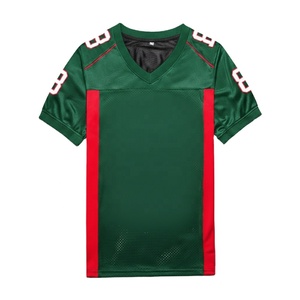 Jersey de Práctica de Fútbol Americano Unisex Personalizado de Alta Calidad, Transpirable, Talla Grande, Manga Corta - Product Image 1