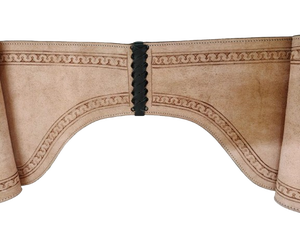 Bolsa de Sillín Western Premium de Cuero de Búfalo 100% Full Roughout con Hebilla Concho Hecha a Mano Personalizable para Equitación y Senderismo - Product Image 4