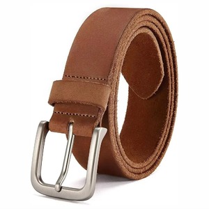 Cinturones de Cuero Genuino Elegantes en Venta, Nuevos Cinturones de Cuero Vacuno Sólido 2026 con Hebilla de Aleación - Product Image 4