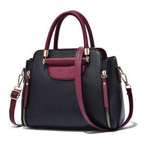 2027 PU Leather Made Shoulder <b>Bag</b> <b>Women</b> Zipper Tote Handbag Large Capacity Portable Office Travel Purse <b>For</b> Ladies - Product Image 2