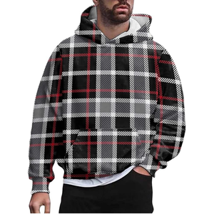 2024 Logo personnalisé Premium respirant brosse tricoté hommes sweats à capuche Anti-rides Anti-rétrécissement grande taille Bangladesh client - Product Image 3