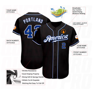 OEM Fashion Embroidery Quick Dry Breathable Active Wear <b>Baseball</b> Shirt Custom <b>Baseball</b> Jersey for Men and Women Sports Training - Product Image 2