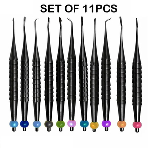 Instrumentos Dentales de Alta Calidad, 11 Piezas, Elevador de Raíces PDL, Proximador, Luxador, Espátula, Reutilizables, para Uso Hospitalario, SURGINEXA SR-OP-0374 - Product Image 3