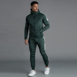 Custom Training Jogging Embroidery Tracksuits For Men Slim Fit 100% Cotton Cargo Sweat Mens <b>Hoodies</b> Sweatshirts - Product Image 3