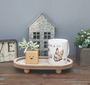 Bandeja de Servir Redonda de Aluminio Hecha a Mano de Estilo Nórdico, con Diseño Impreso a Color, para Decoración del Hogar, Más Vendida - Product Image 5