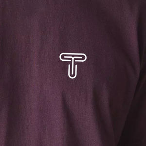 Venta al por mayor 100% algodón hombres camisetas logotipo personalizado y diseño de doble manga de calidad superior camiseta con tela tejida - Product Image 3