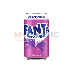 COLA FANTA ZERO AZÚCAR, BEBIDA GASEOSA, ORIGEN COREA, 350ML - Product Image 2