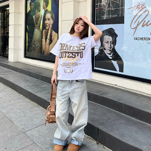 Camiseta Unisex de Algodón 100% de Corte Cuadrado, Tallas Grandes para Hombre y Mujer, Fabricada en Vietnam, ODM OEM, Venta al Por Mayor - Product Image 3