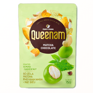 Mejor Fabricante Mayorista de Dragees de 75G, Nueces de Almendra y Anacardo Cubiertas de Chocolate Matcha, Snacks HALAL, Servicio OEM/ODM, Buen Precio, Envío Global - Product Image 1