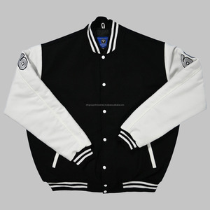 Personnalisable de haute qualité en laine corps en cuir support Letterman Baseball Varsity veste pour hommes hiver revêtement avec livraison aérienne - Product Image 6