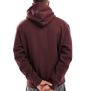 Sweat à capuche épais en molleton bouclette de coton OEM, coupe oversize pour homme, avec épaules tombantes, personnalisable - Product Image 5