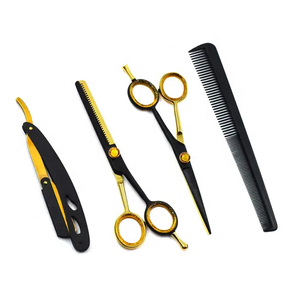 Nouveaux meilleurs kits de barbier en acier inoxydable de haute qualité, kit de tondeuse et de coupe-cheveux pour la beauté, style à séchage rapide, usage personnel, kits de barbier - Product Image 3