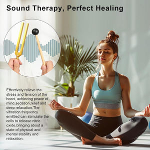 Ensemble de diapasons Solfège 174Hz–963Hz en alliage d'aluminium, instrument musical de guérison parfaite, fournisseur en gros - Product Image 4