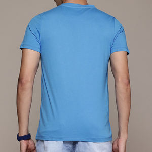 T-shirt en coton de haute qualité pour homme, dernier design, col rond, imprimé, personnalisé pour impression en relief - Product Image 4