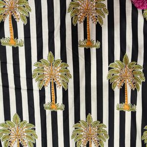 Block Print Traditional Jaipuri Cotton Cambric 60x60 Lightweight Fabric for Craft <b>Bags</b> Curtains - Product Image 5