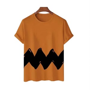 T-shirt pour homme de haute qualité, imprimé personnalisé, multicolores, pour l'été, décontracté, col rond, 180 grammes, 100% coton, écologique - Product Image 5