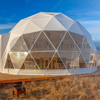 Tente géodésique imperméable d'événement de dôme de tente de maison de bulle de PVC Glamping