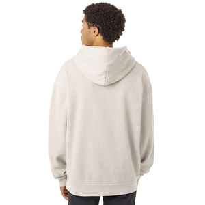 Sweat-shirt à capuche pour homme, poids moyen 280 g/m², couleur ivoire, en molleton de coton premium, style streetwear décontracté, logo personnalisé OEM ODM - Product Image 2