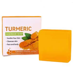 Jabón Herbal con Cúrcuma y Miel, Solución para el Cuidado de la Piel Sin Químicos, para Suministro al por Mayor - Product Image 3